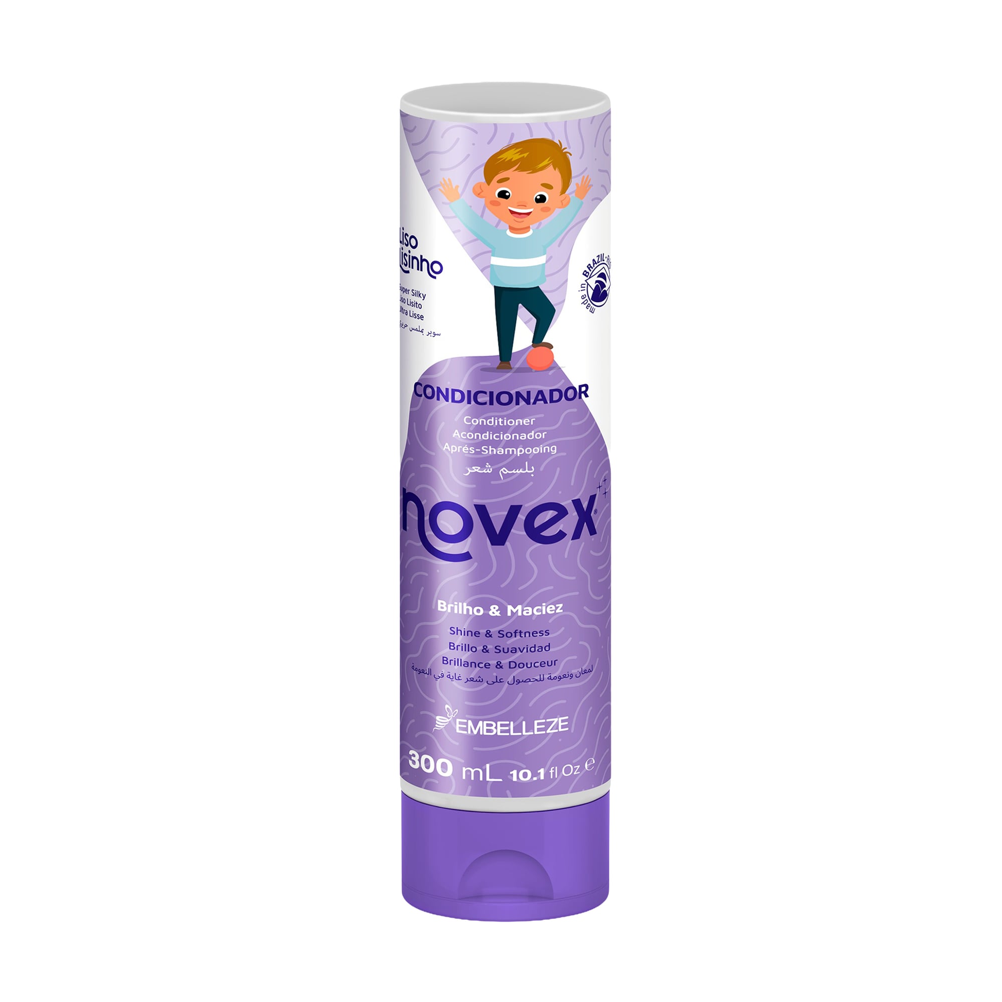 Дитячий кондиціонер для волосся Novex Super Silky Hair Conditioner, 300 мл